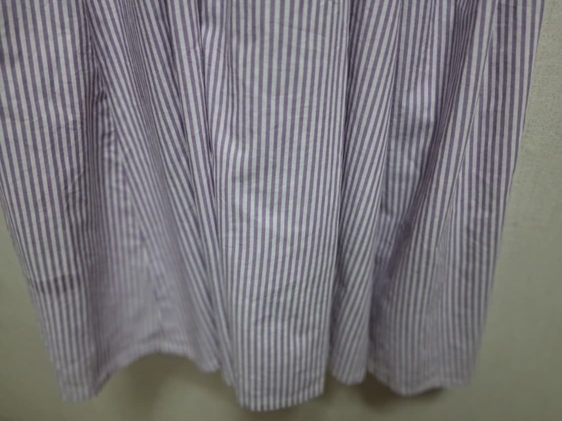 일본구제 VORI  바이올렛줄무늬 가오리핏레트로롱원피스통66 77까지
 상품이미지7