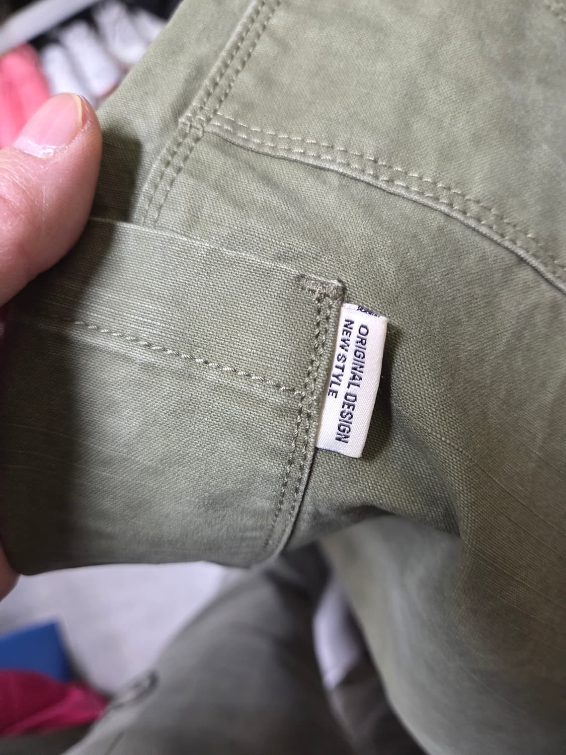 빈티지 오리지널 디자인 퍼티그 팬츠 xl 대략  33 상품이미지5