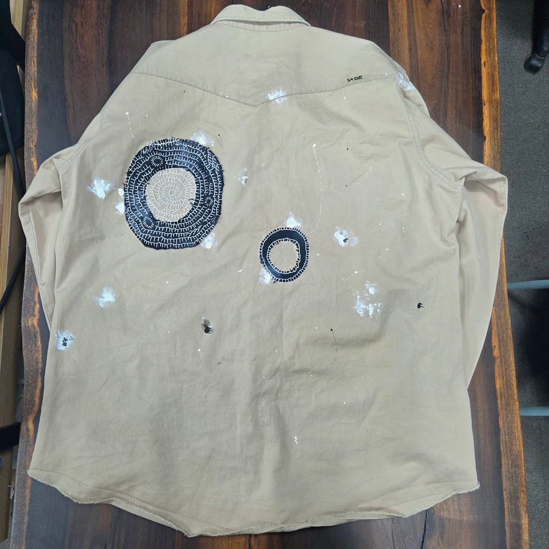 S.O/패치워크, 자수 커스텀 셔츠 상품이미지5