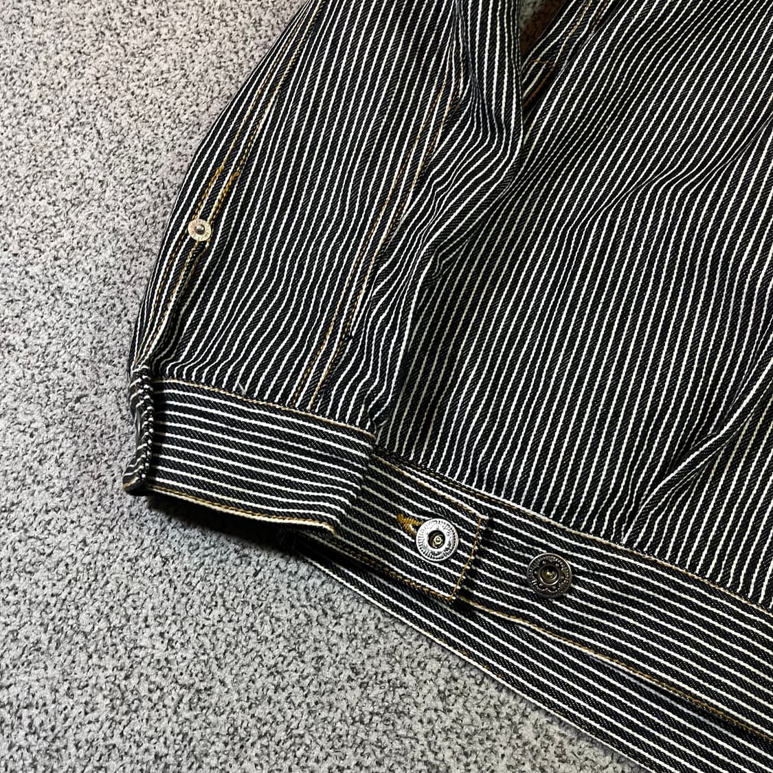 프리즘웍스 스트라이프 데님자켓 상품이미지3