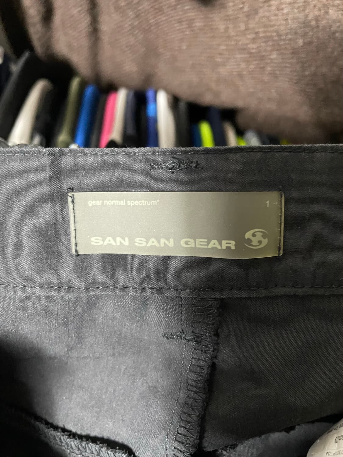 산산기어 카고팬츠 블랙 1사이즈 상품이미지4