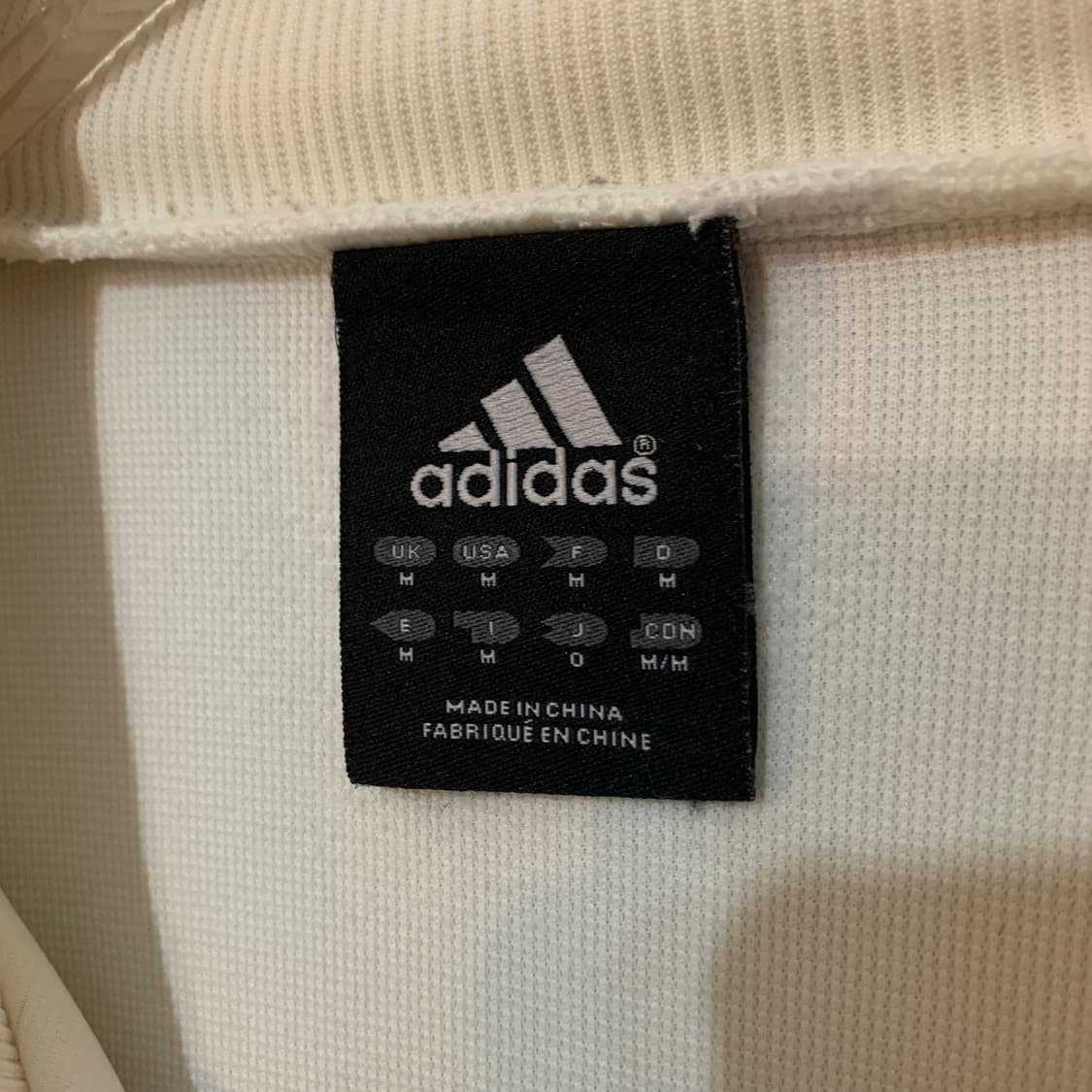 M 아디다스 DESAFI 화이트 유니크 트랙탑 져지 자켓 상품이미지6