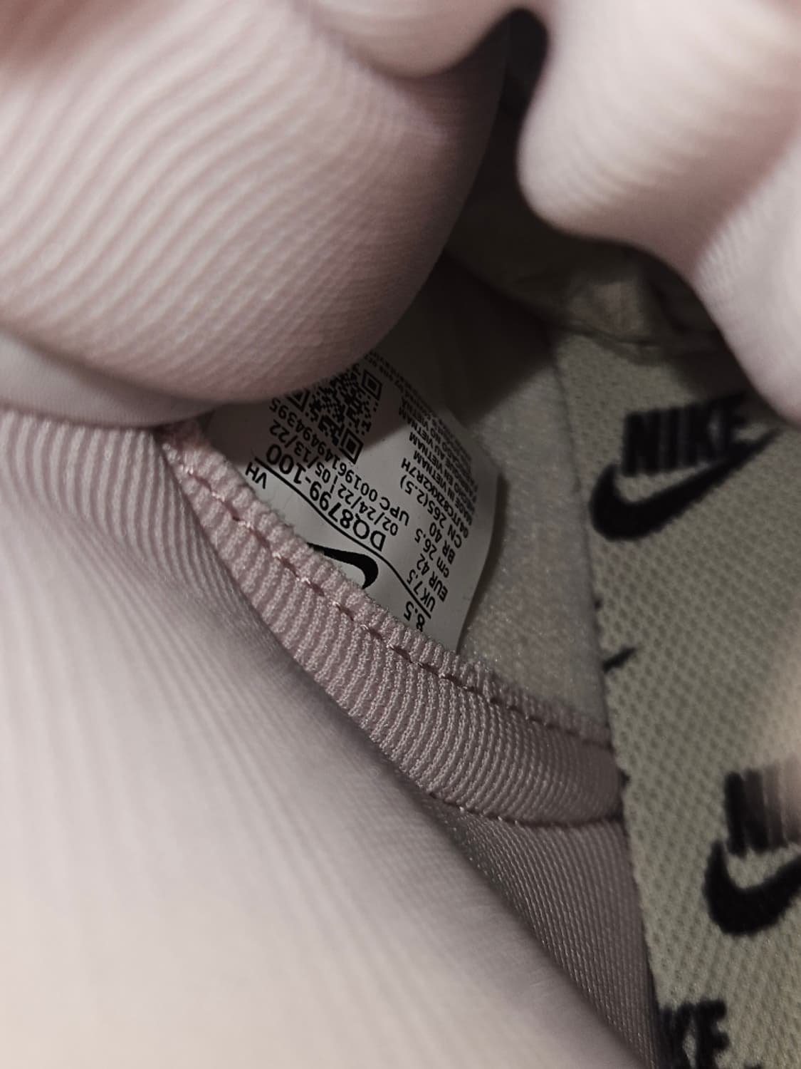 나이키 덩크 하이 베얼리 로즈 데님 스니커즈 (265MM) / 10784 상품이미지8