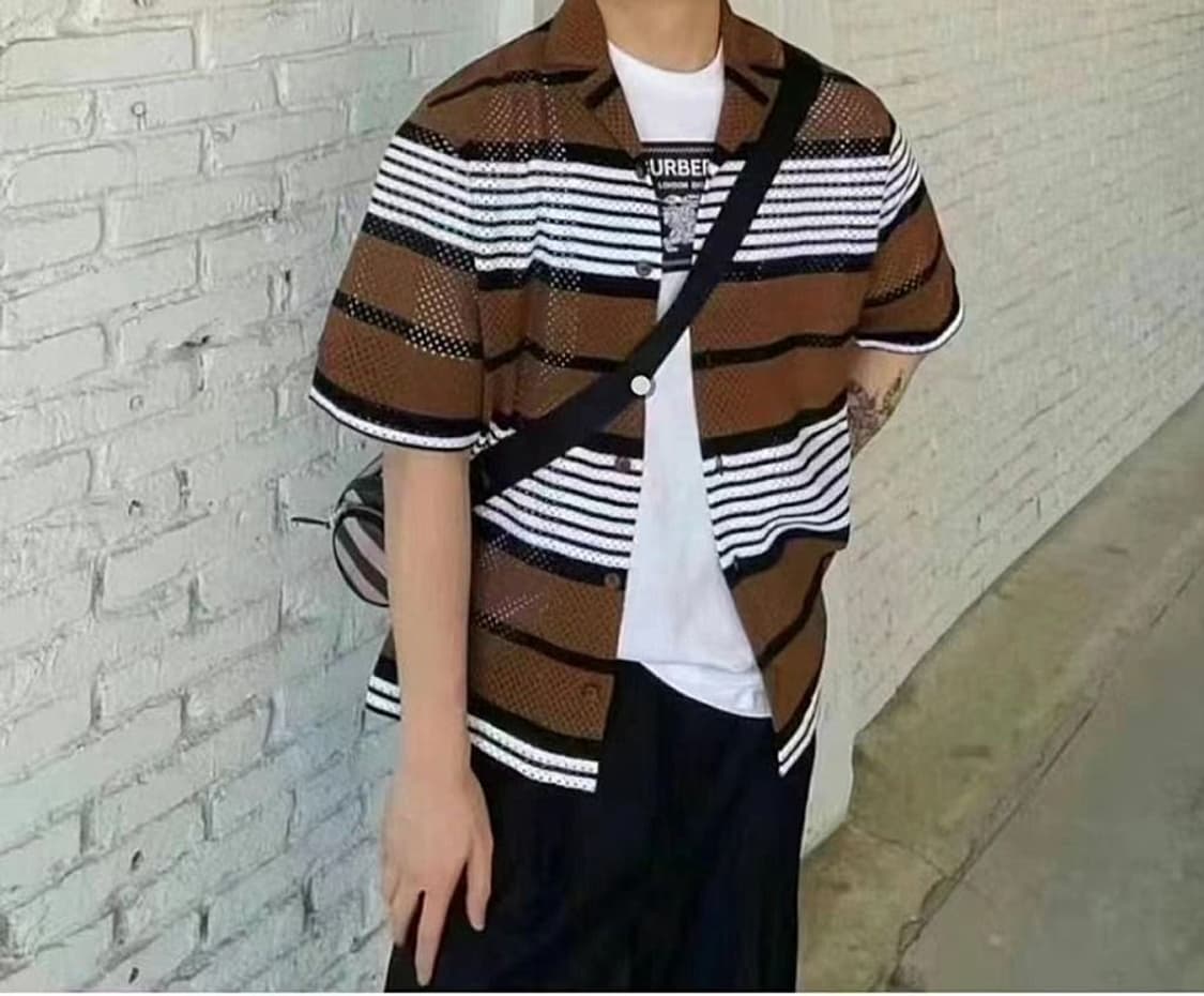 버버리 메쉬 셔츠 상품이미지4