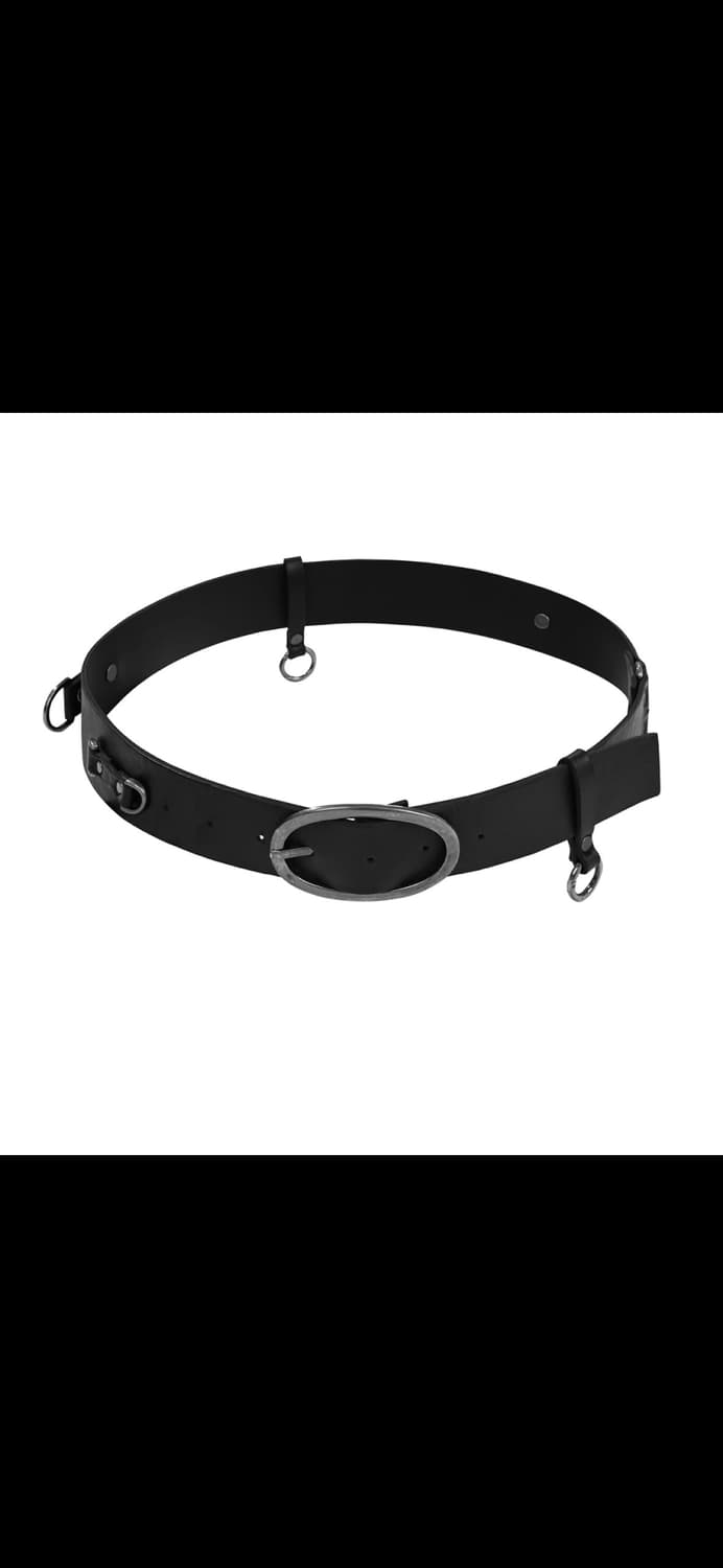 BOHEMSEO DETACHABLE STRAP BELT, BLACK 탈부 상품이미지6