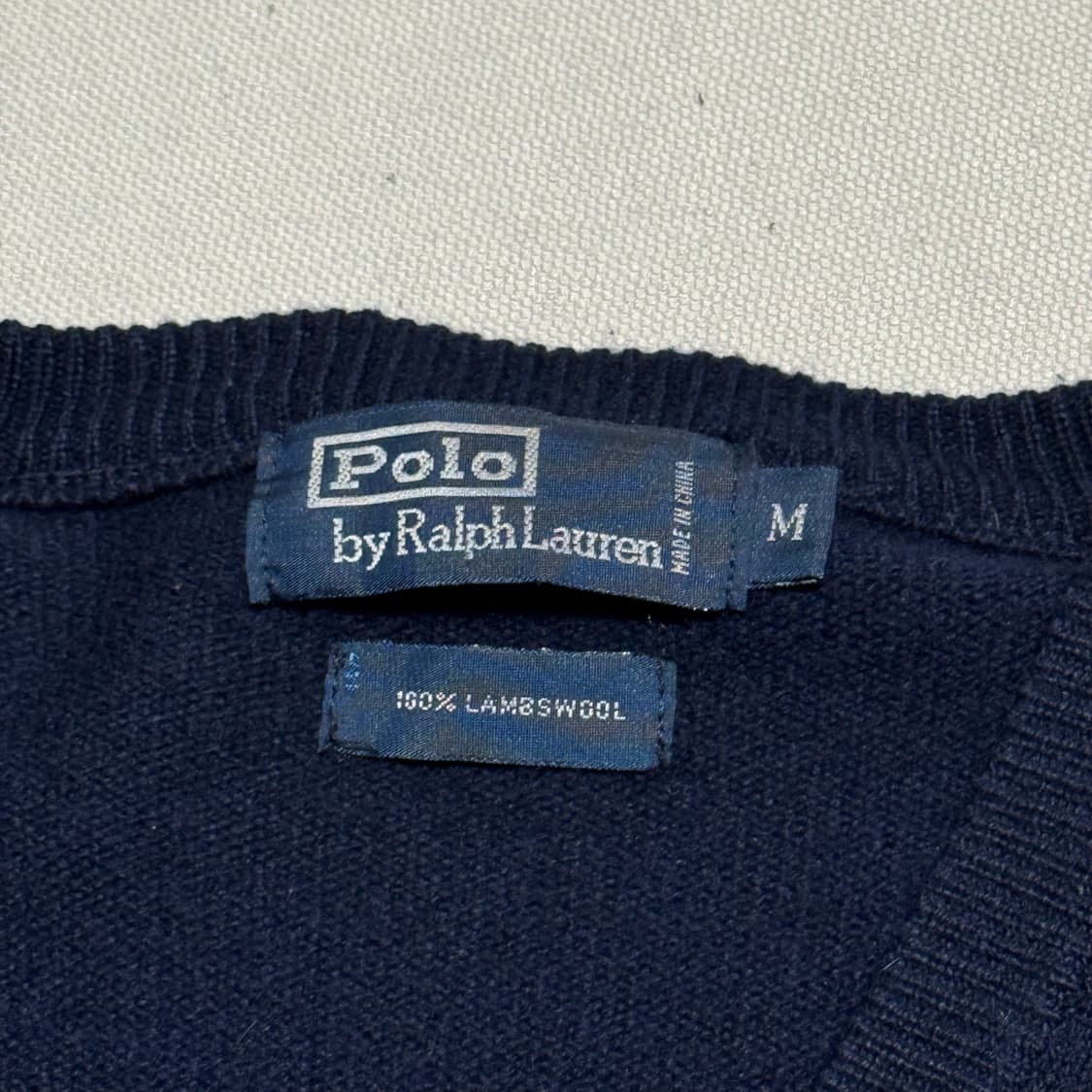 M 폴로랄프로렌 램스울 브이넥 니트 상품이미지4