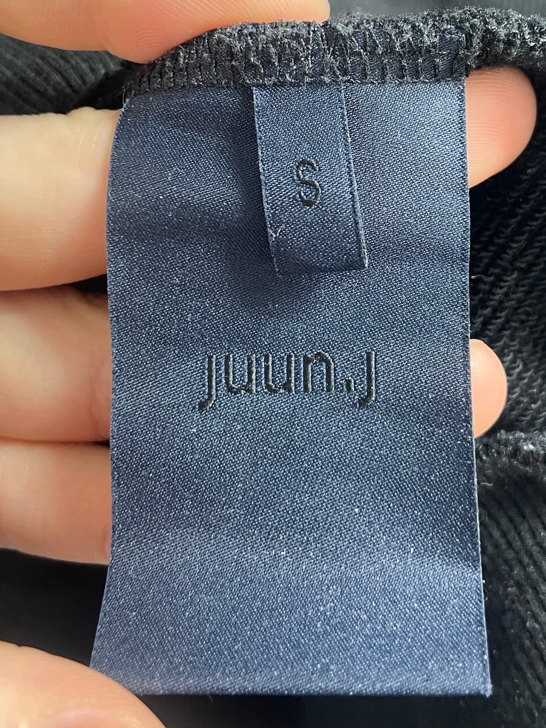 23ss 준지 무브먼트 로고 블랙 후드티 (on.645)   상품이미지6