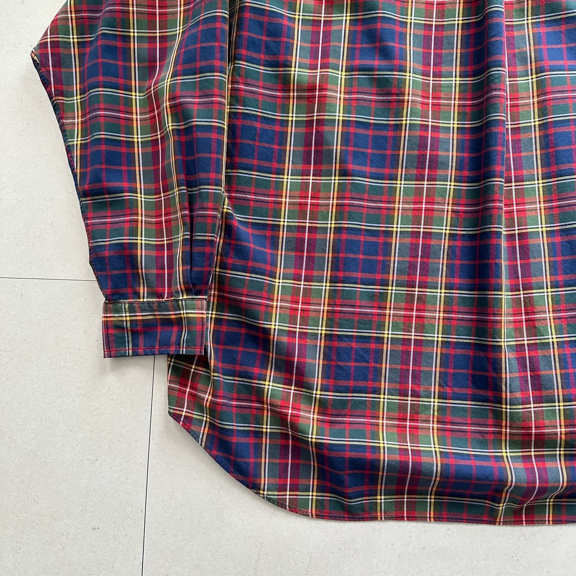 90s 폴로 랄프로렌 블레이크 체크셔츠 XL 상품이미지9