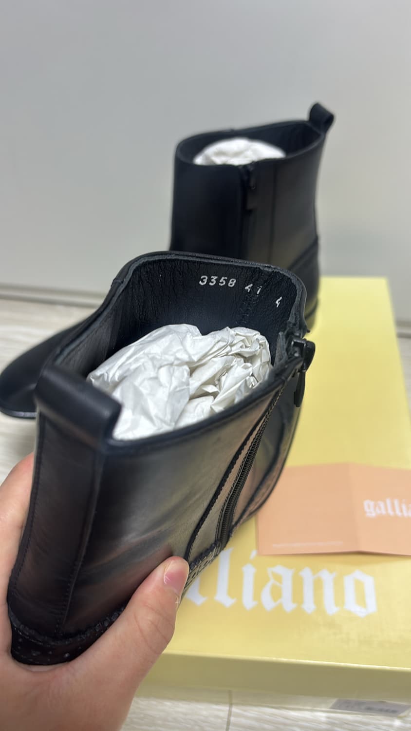 존 갈리아노 윙팁 첼시부츠 새상품 상품이미지3