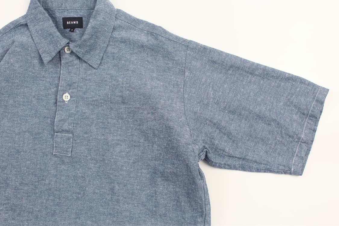 BEAMS Hemp Over Fit Pullover Shirt  상품이미지4