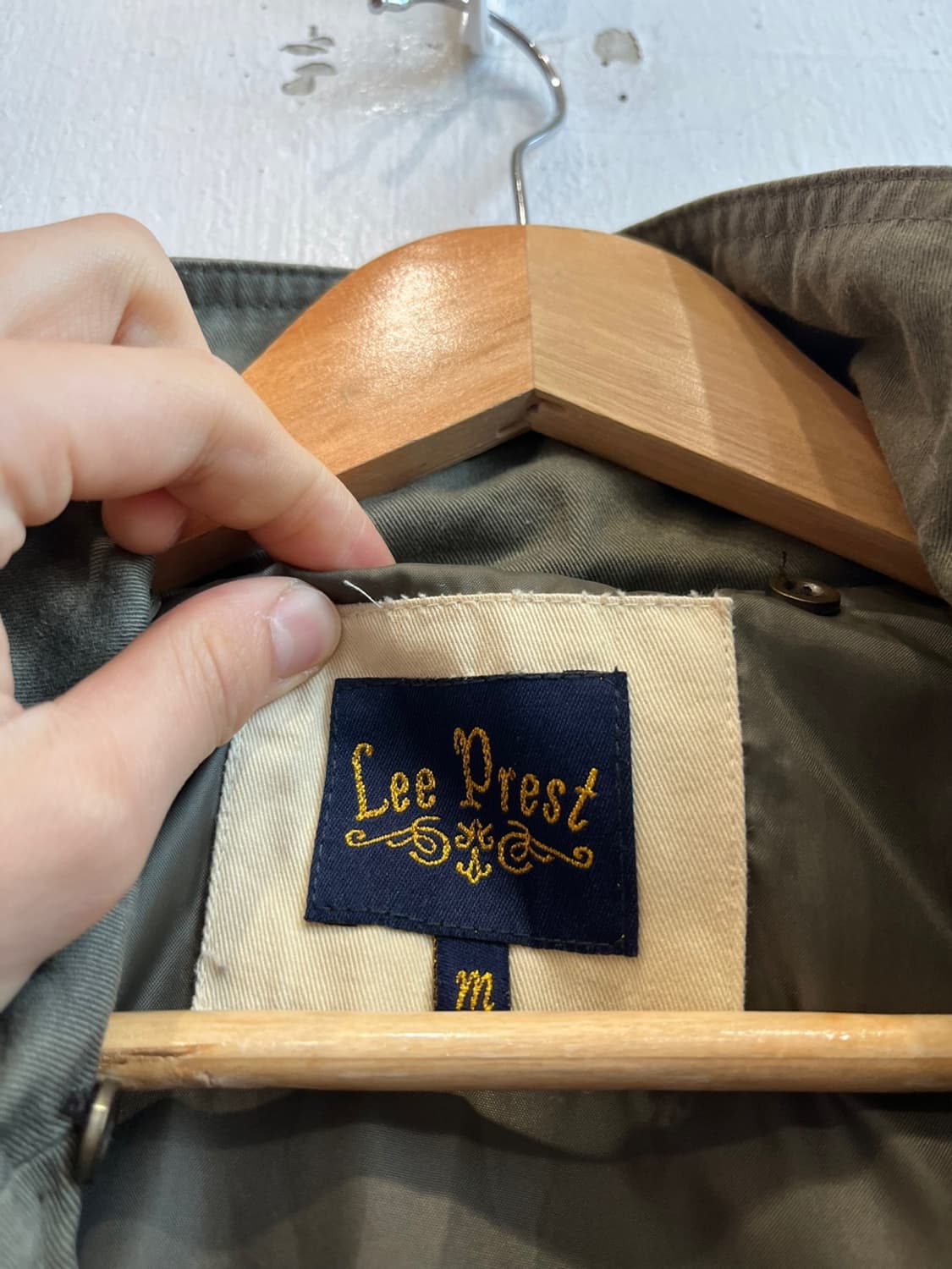 Lee Prest JPN 밀리터리 자켓 카키 우먼즈 상품이미지4