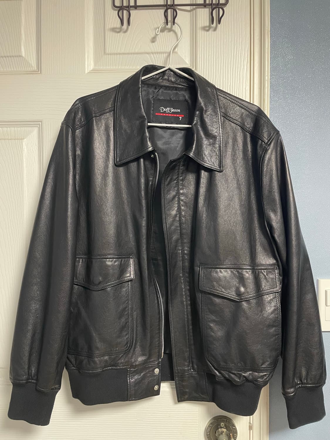 도프제이슨 프리미엄 베지터블 클래식 A-2 자켓 블랙 M사이즈 상품이미지1