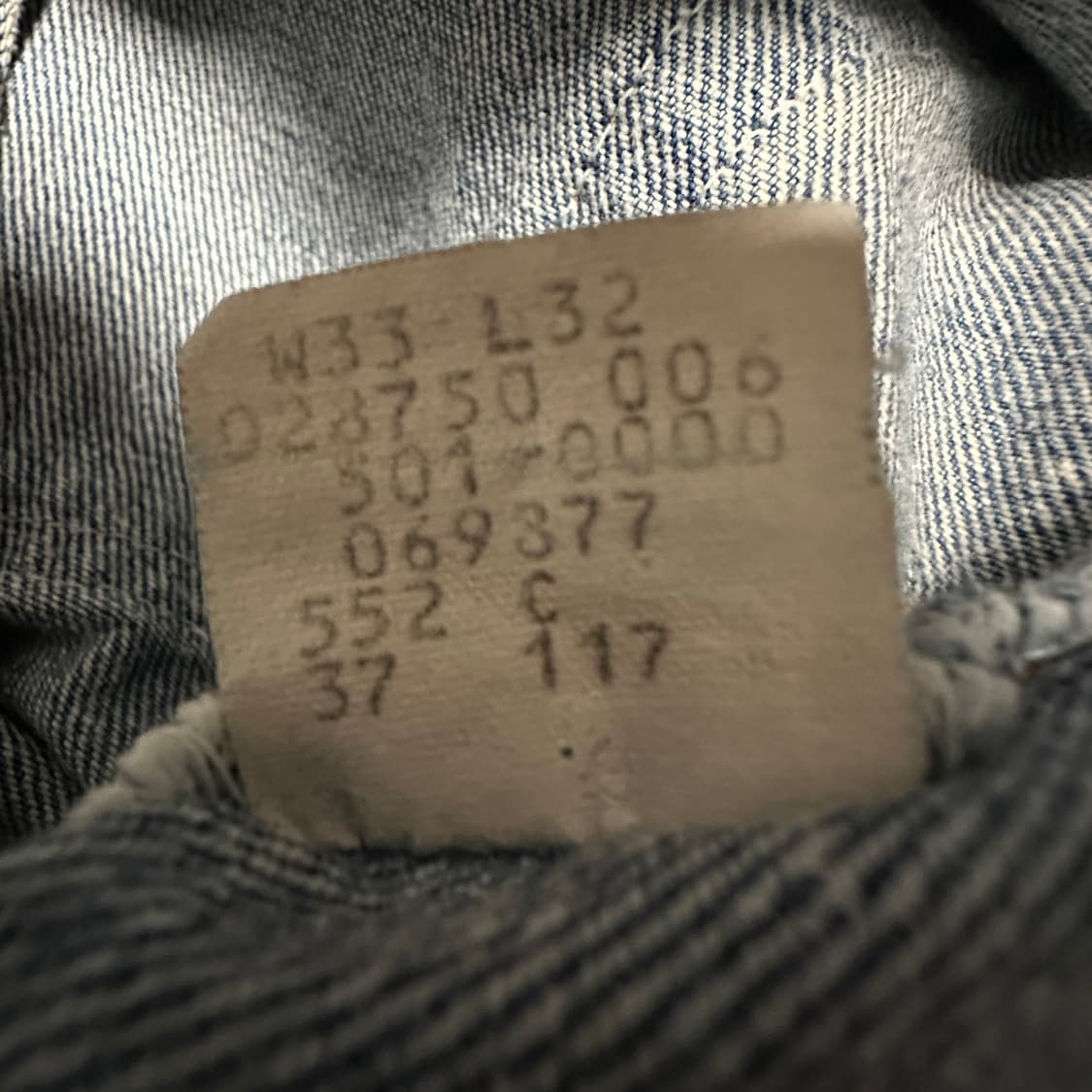 LEVI'S 501 70's usa made denim jeans 상품이미지8