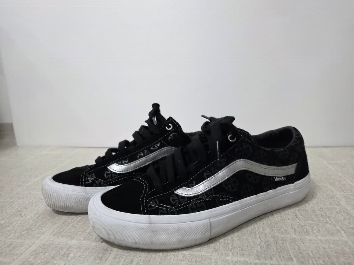 반스 PRO X 인디펜던트 블랙실버 40주년 한정판 265 상품이미지6