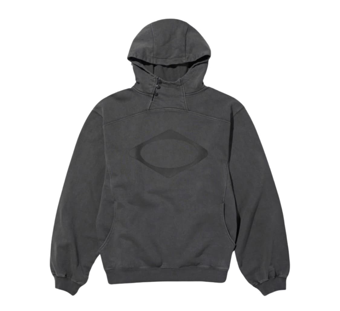 미스치프 롬버스 사이드 버튼 업 후드 상품이미지1