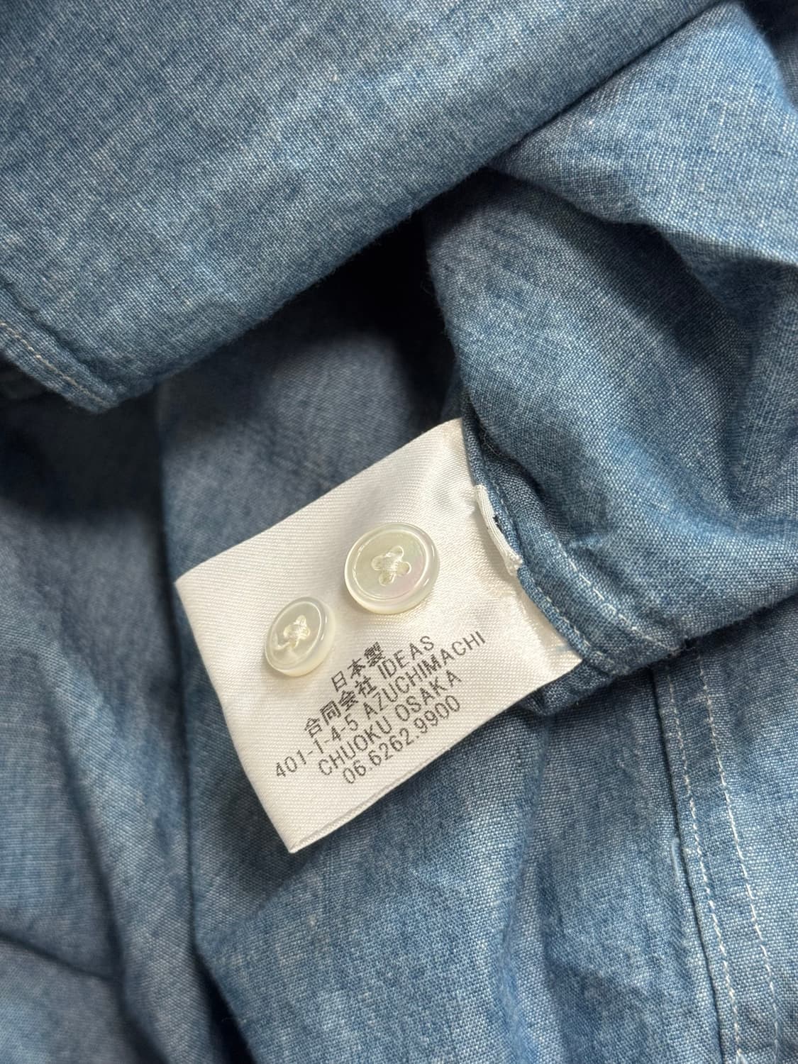 Heugn 유겐 샴브레이셔츠 3사이즈 상품이미지8