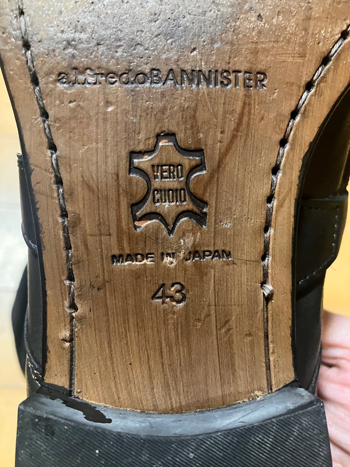 Alfredo bannister 윙 디테일 롱노즈 슈즈 43 (275) 상품이미지6