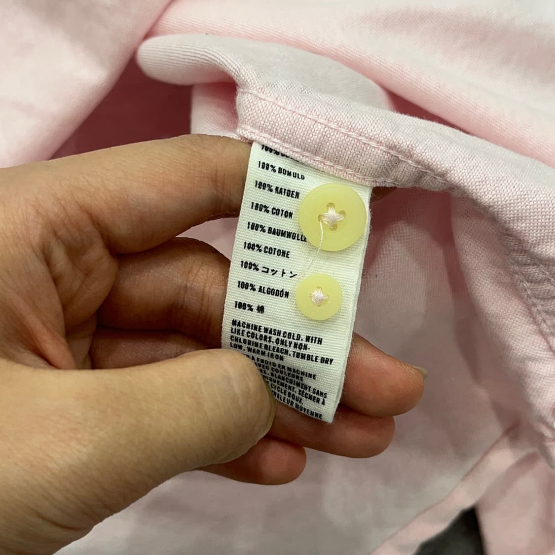 M 아베크롬비 핑크 셔츠 상품이미지5