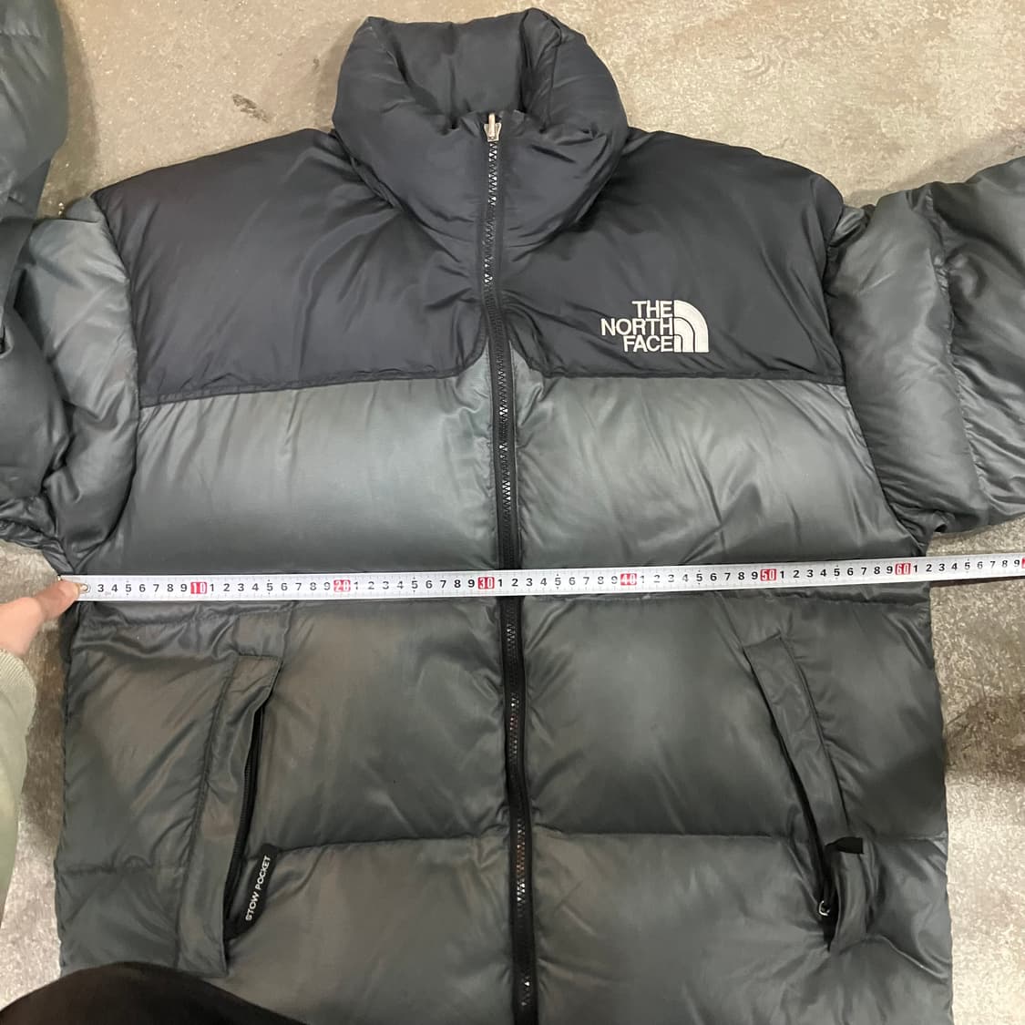 N39 노스페이스 구형 눕시 패딩 700 검회 그레이 방글라데시 상품이미지6
