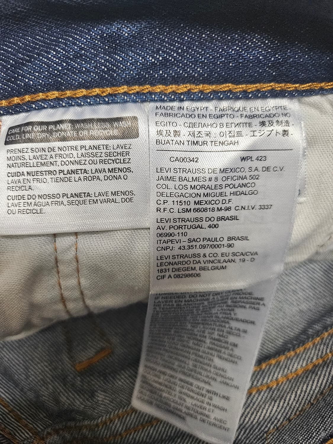 리바이스 501 데님 팬츠 상품이미지8