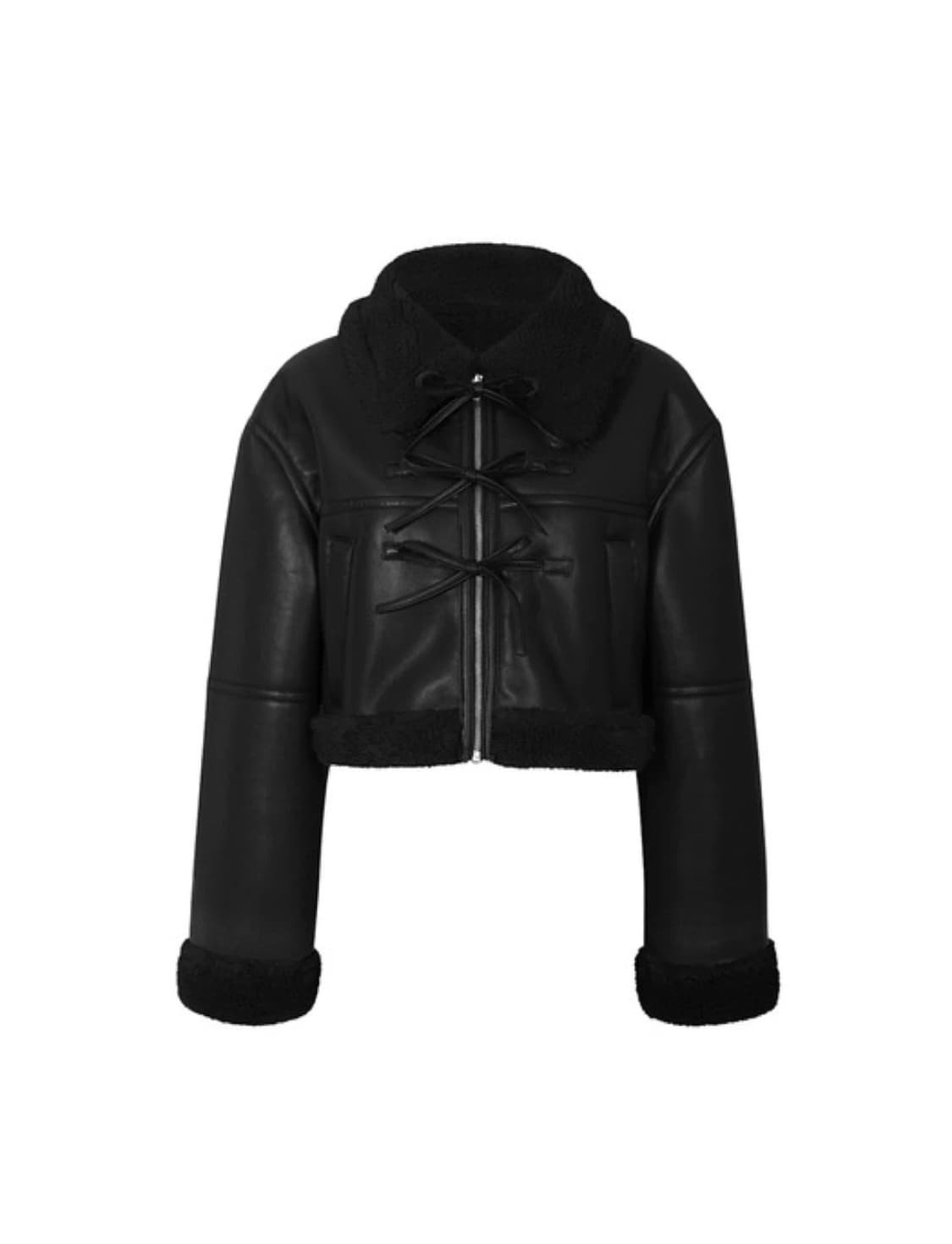 페인오어플레져 페오플 루시 무스탕 블랙 상품이미지1