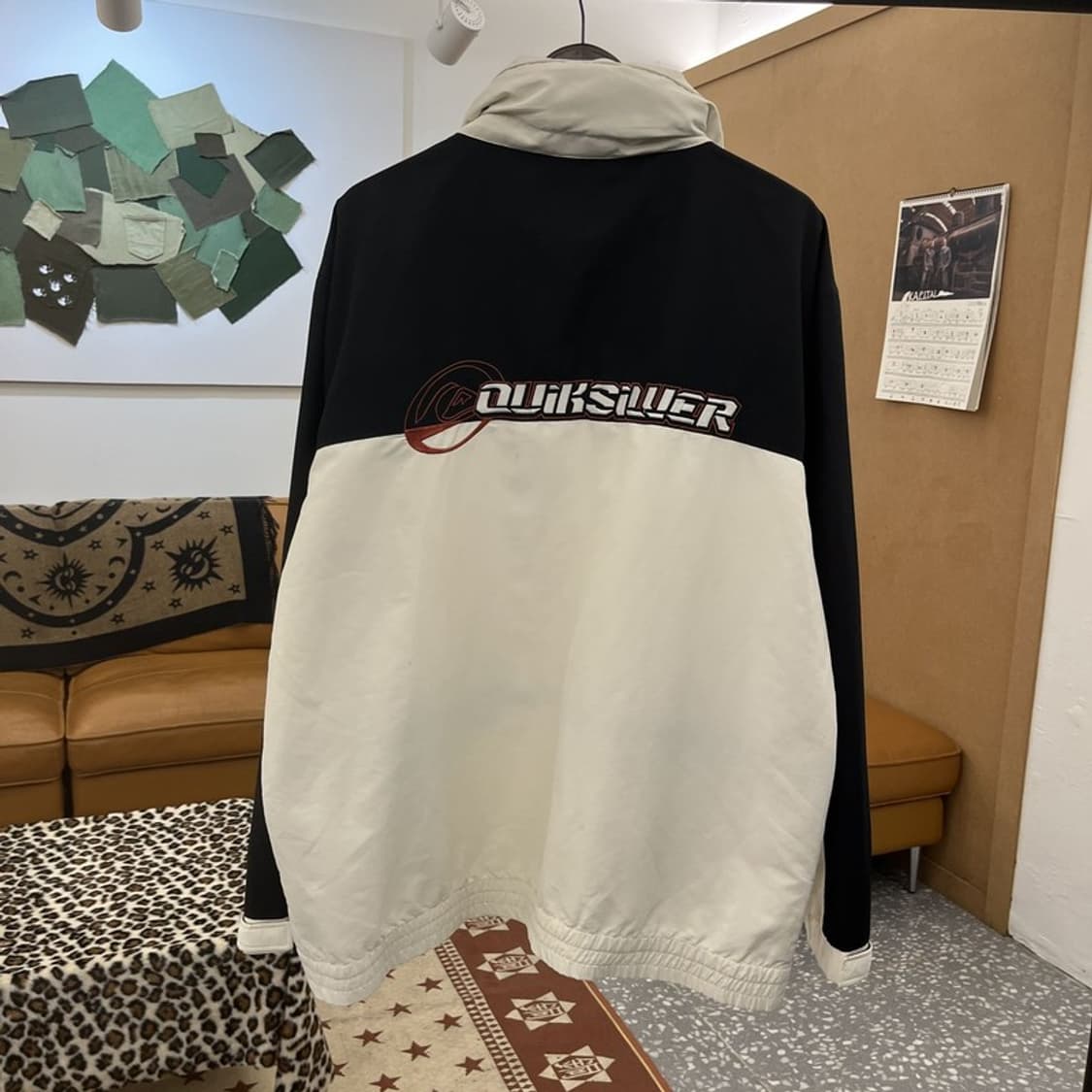 퀵실버 캐주얼 빈티지 보딩 바람막이 자켓 XL C09744 상품이미지4