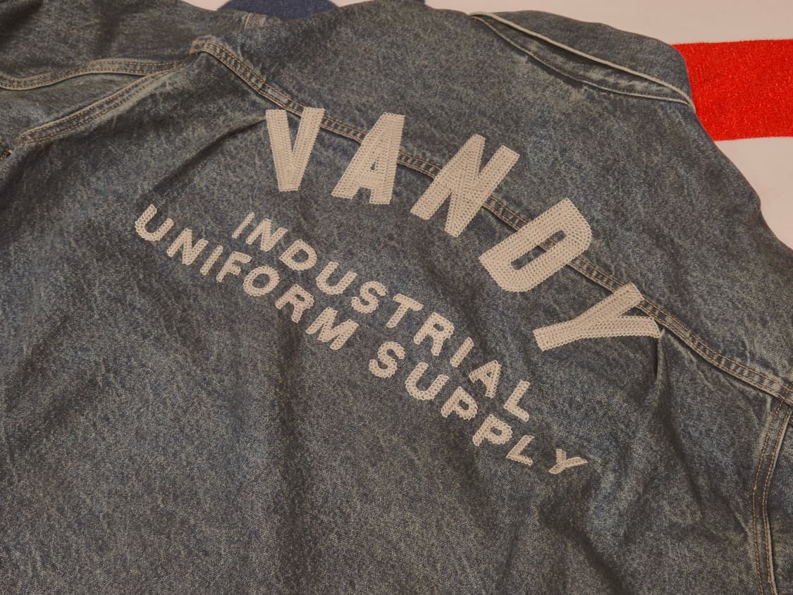 반디더핑크 데님 자켓 상품이미지4