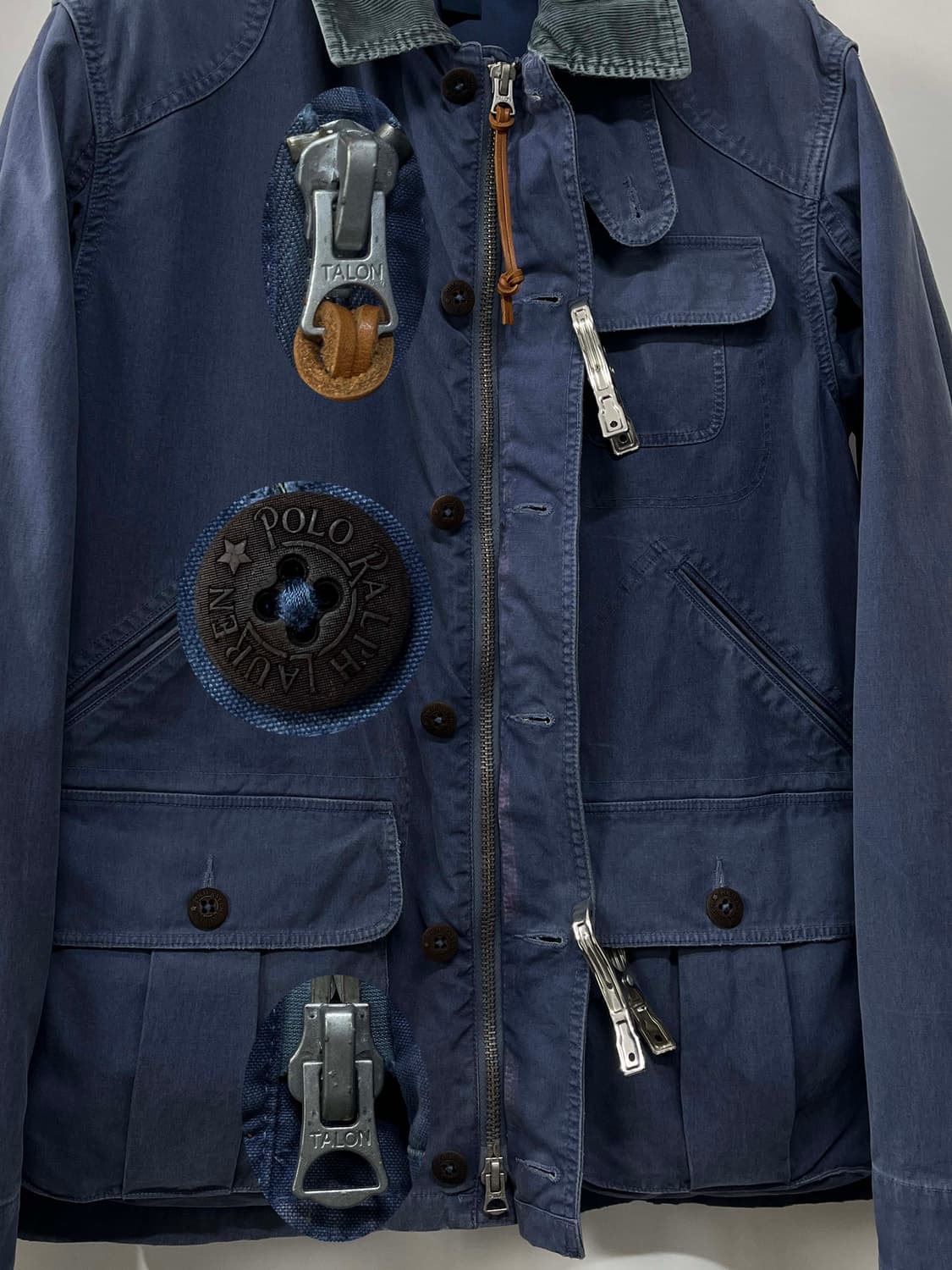 폴로 랄프로렌 워시드 오션블루 피셔맨 모호크 헌팅 자켓 상품이미지7