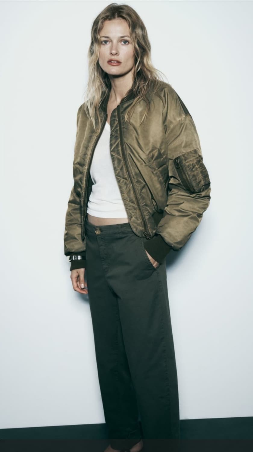 자라 빈티지 스타일 봄버 ma-1 팝니다 상품이미지2