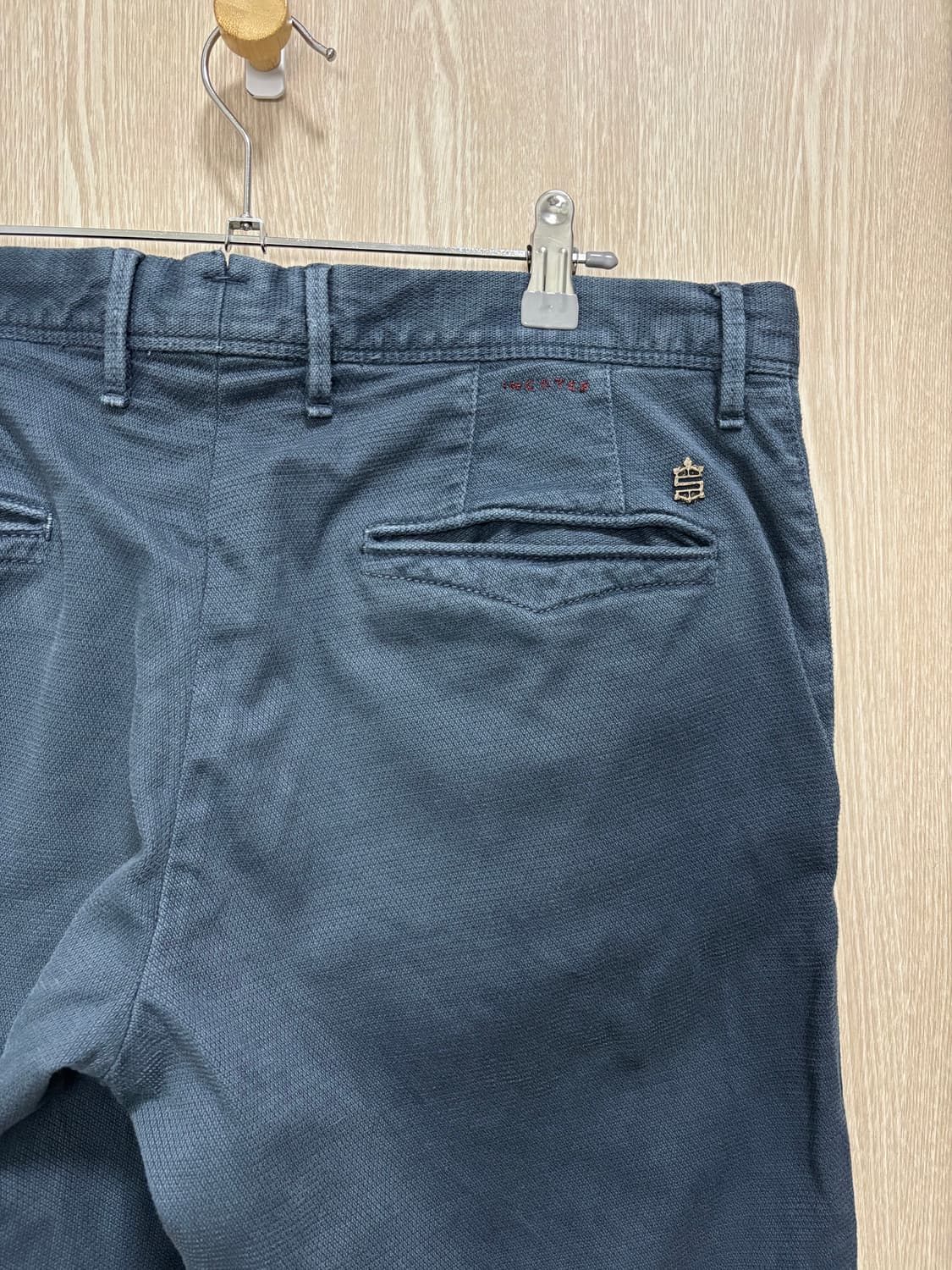 인코텍스 슬림핏 치노팬츠34"/멜란지네이비 상품이미지1