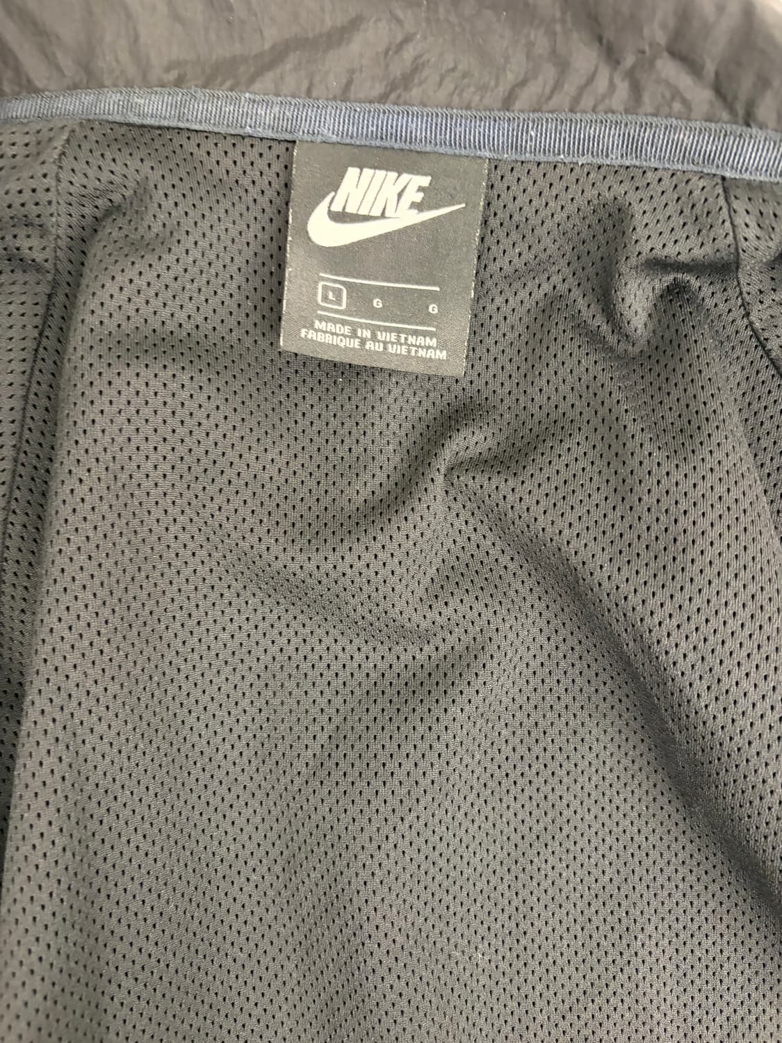 [L] 나이키 빅스우시 우븐 자켓 블랙/화이트 상품이미지5