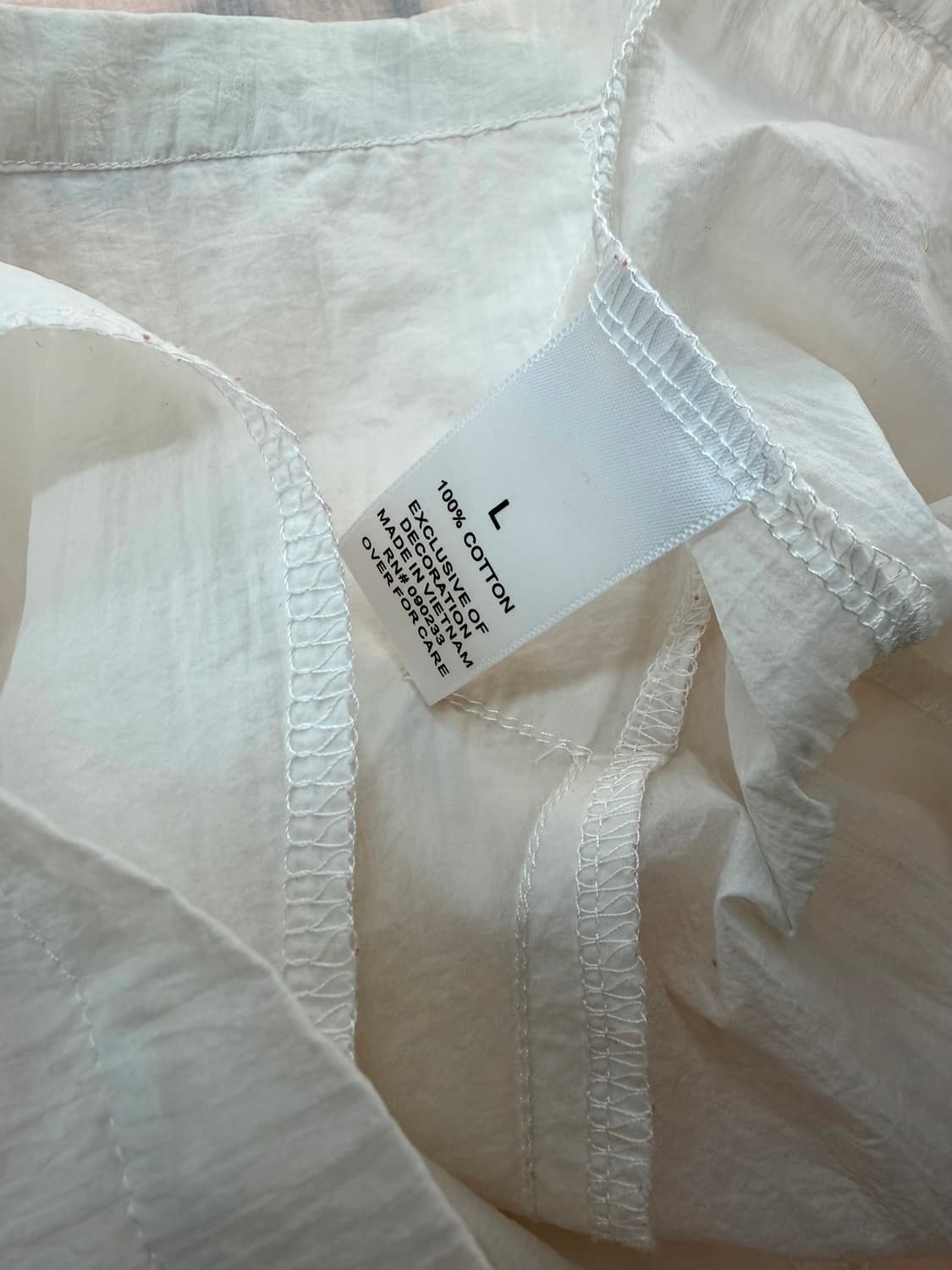 L/ 피어오브갓 에센셜 백로고 아노락 하프집업 상품이미지8