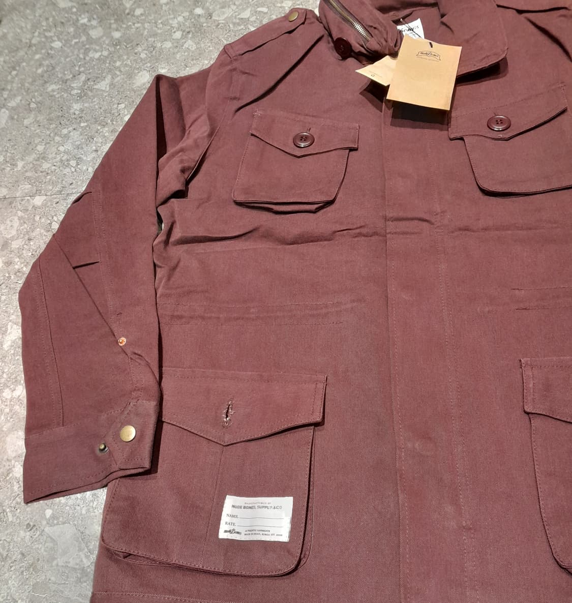 💥(새상품) 누드본즈 M65 베이스 핀업걸 자켓 (L) 상품이미지5