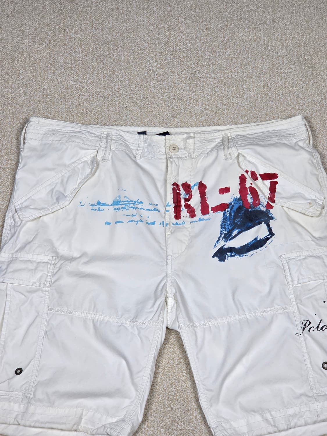 [폴로 랄프로렌] RL-67 코튼 나일론 카고 하프팬츠 | S00047 상품이미지2