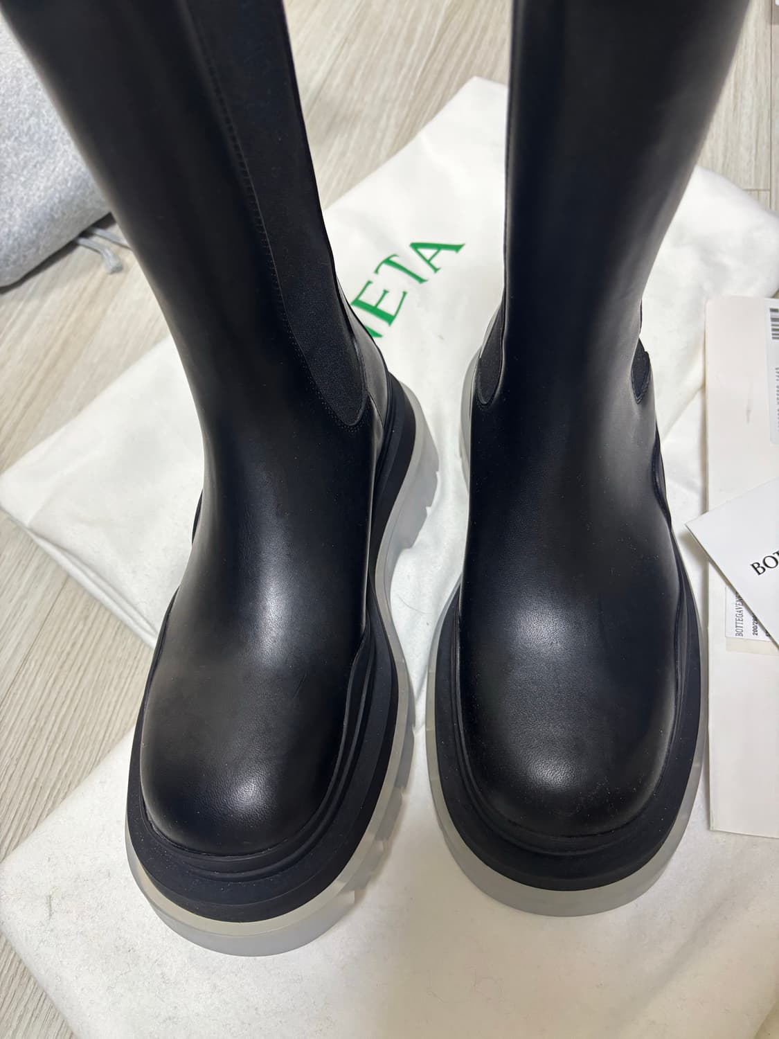 정품 보테가베네타 타이어부츠 36.5 새상품 상품이미지2