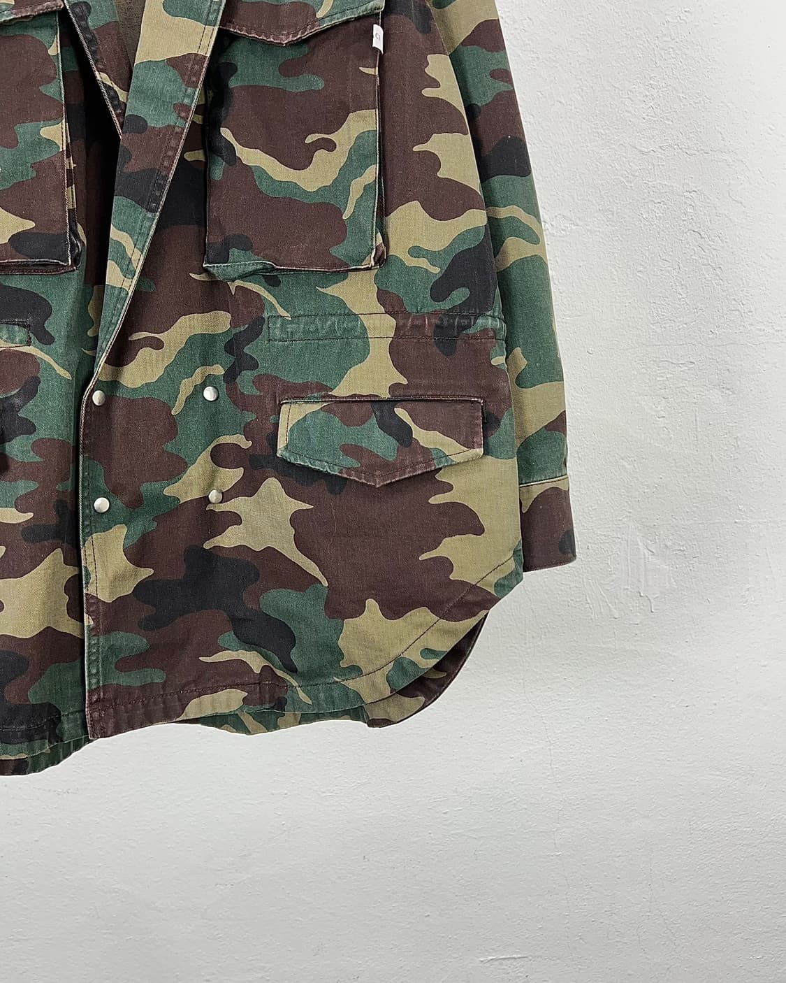 파세타즘 2015 벌수스 가먼트 워시 우드랜드 밀리터리 자켓 상품이미지5