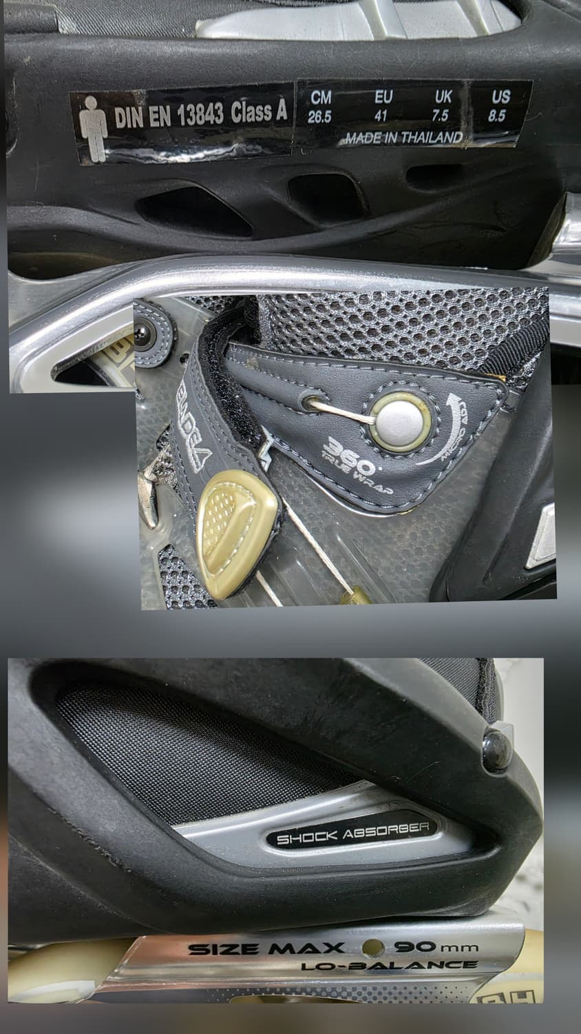 롤러블레이드 크로스파이어 인라인스케이트 265  YB53 상품이미지8