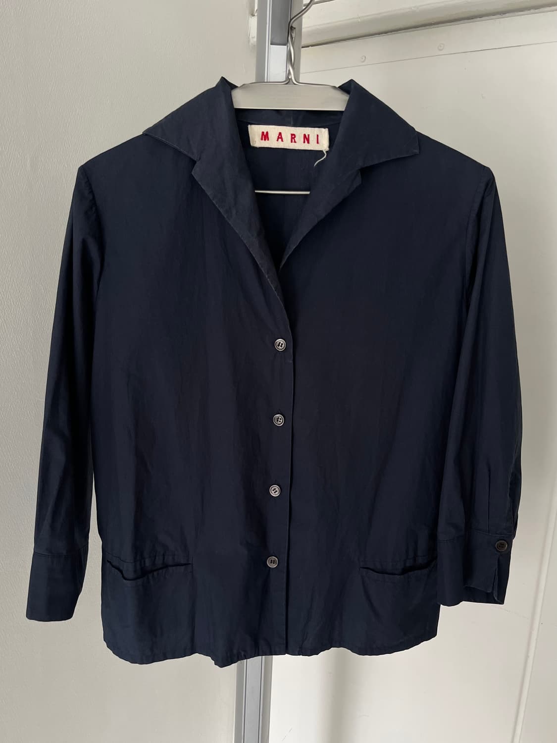 navy shirt jacket 상품이미지1