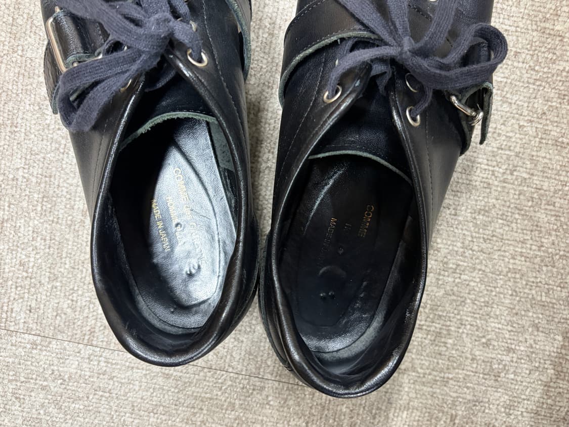 꼼데가르송 옴므 플러스 스트랩 레더 슈즈  상품이미지5