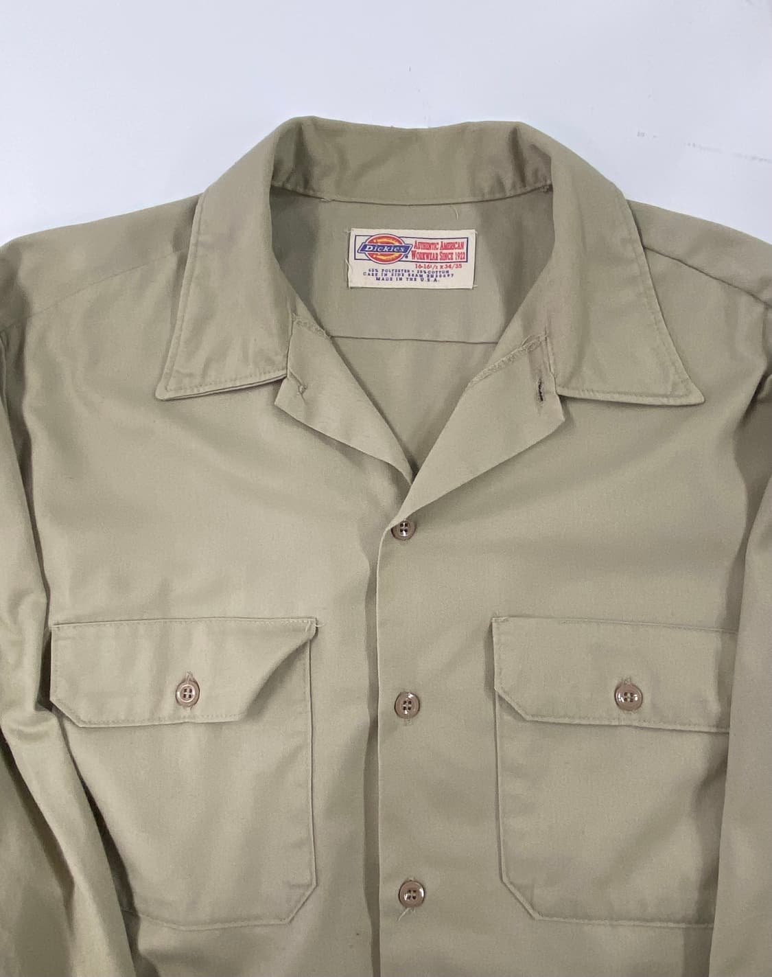 디키즈 베이지 워크셔츠 L-XL  상품이미지5