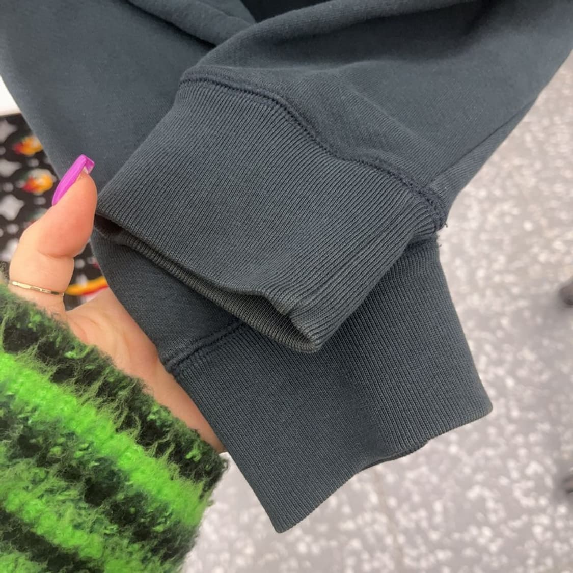 메종키츠네 빈티지 폭스패치 맨투맨 스웻셔츠 XL C07240 상품이미지7