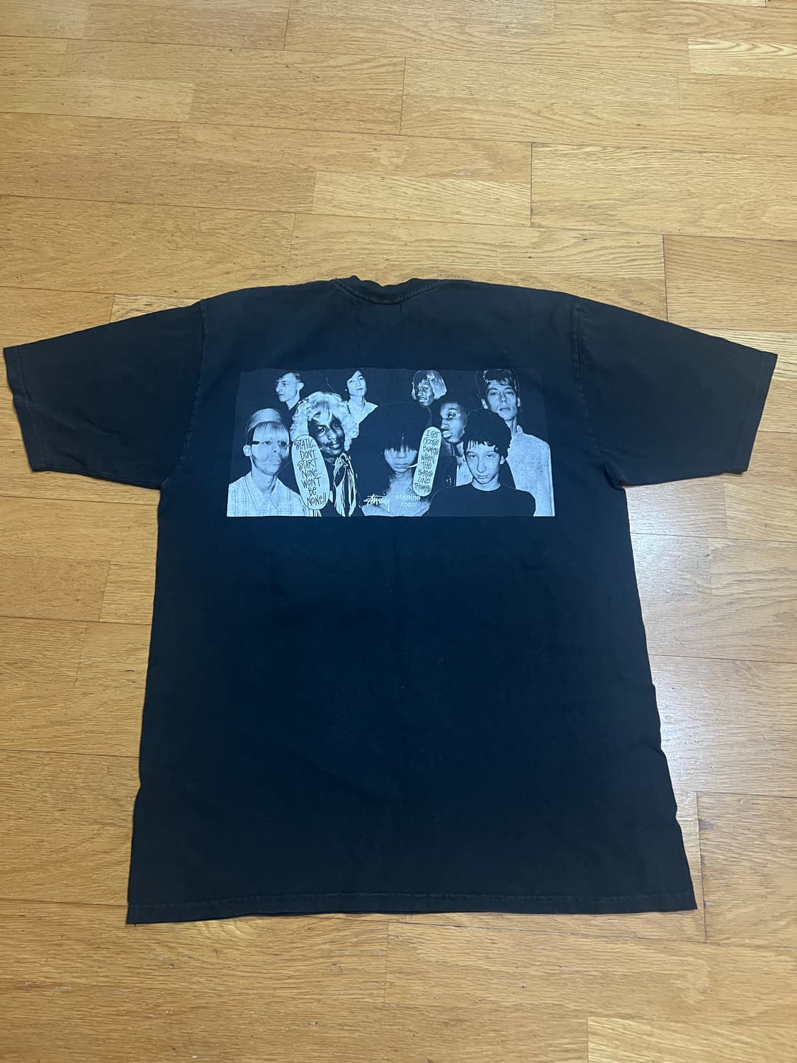 스투시 마틴로즈 피그먼트 다이드 티셔츠 블랙 L 상품이미지2