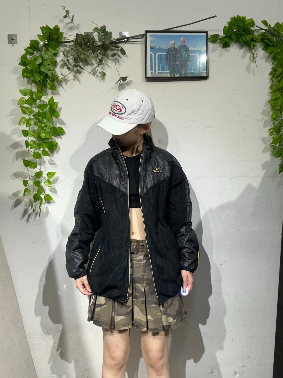 미즈노 블랙 그레이 로고 바람막이 자켓 L 상품이미지2