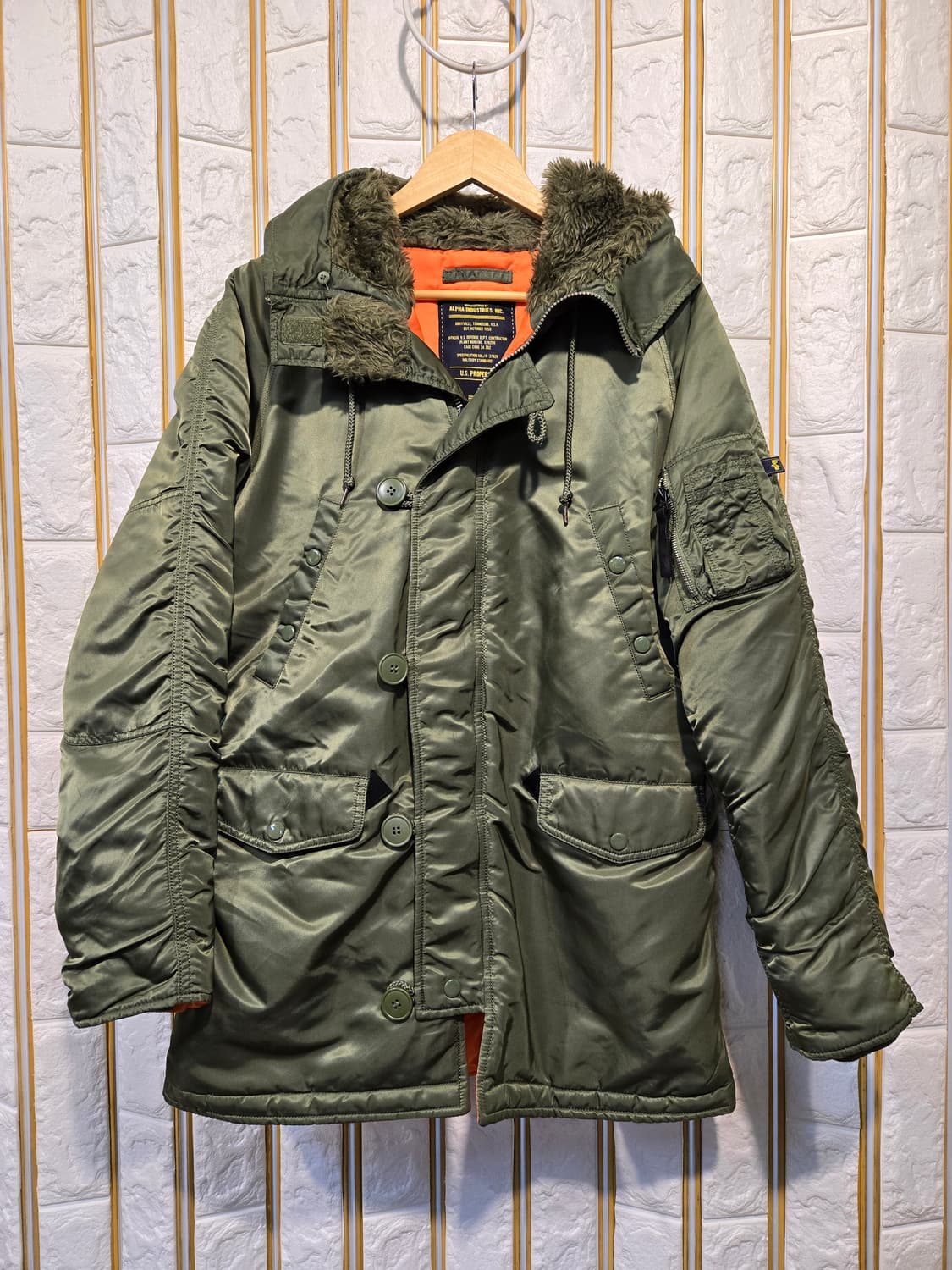 알파인더스트리 야상 패딩 M 상품이미지1