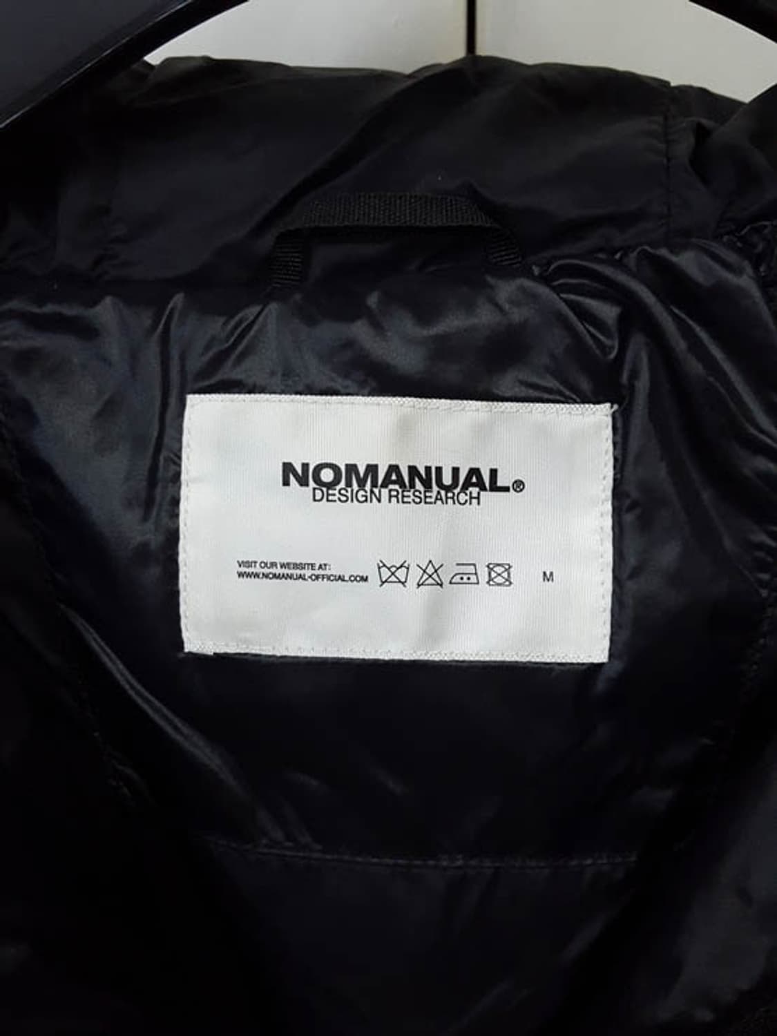 노매뉴얼 경량 패딩 블랙 M 상품이미지4