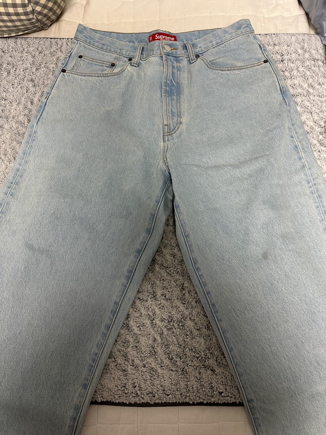 슈프림 배기 진 워시드 인디고 24FW[32] 상품이미지2