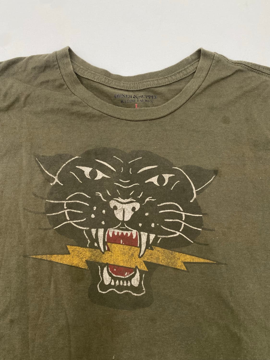 데님앤서플라이 카키 블랙팬서 반팔 티셔츠 L 상품이미지2