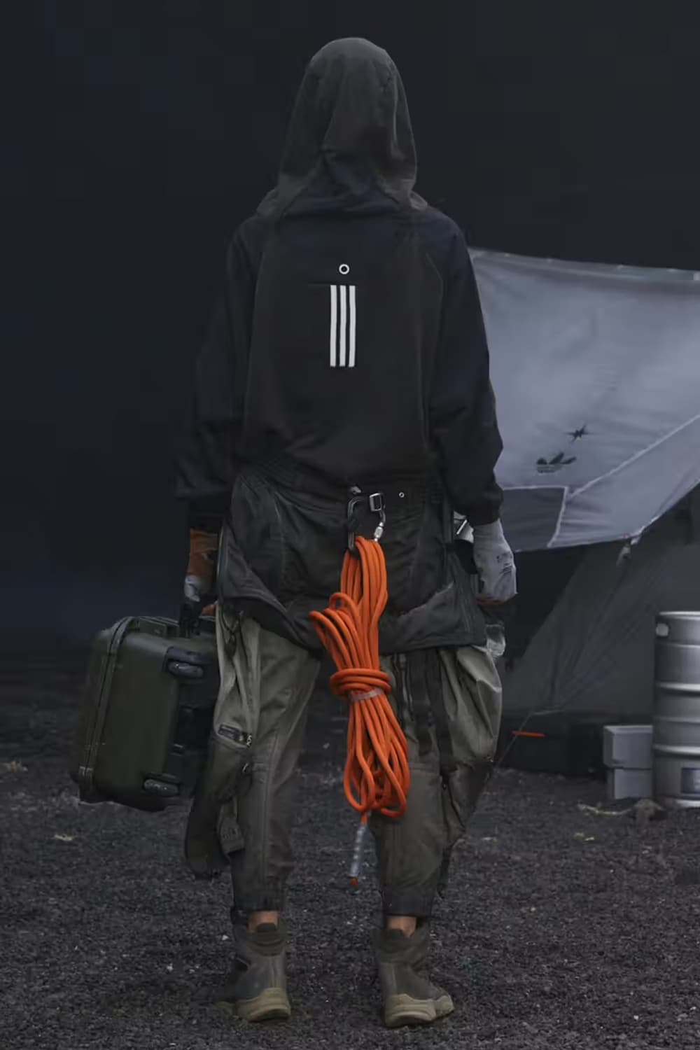 아디다스 오리지널 x HAMCUS 햄커스 22fw 컬러블록 로고 맨투맨 상품이미지3