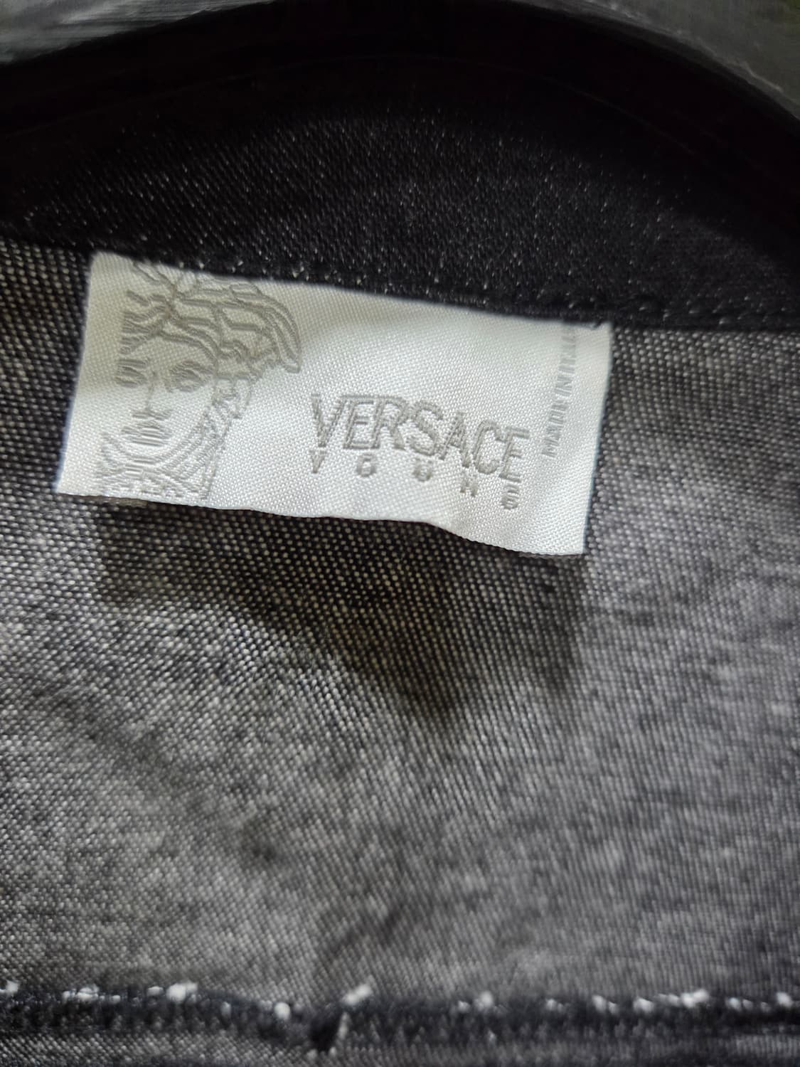 베르사체 크롭 데님 자켓 상품이미지8