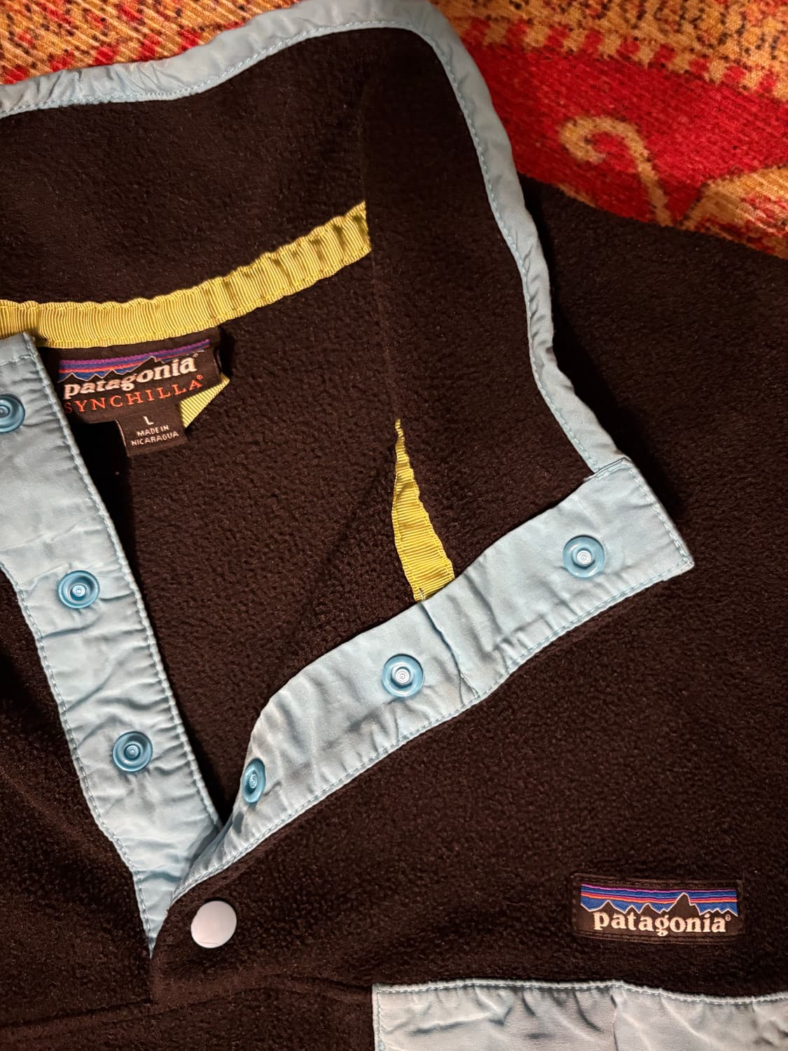 빈티지 파타고니아 신칠라 스냅 풀오버 상품이미지2